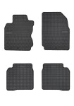 floor mats ( set, rubber, 4pc., black) NISSAN NOTE 03.06-06.12 van